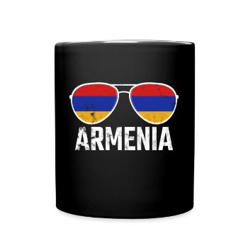 Armenia Armenia Sunglasses Armenian Flag Flag - Full Colour Mug - black - Front