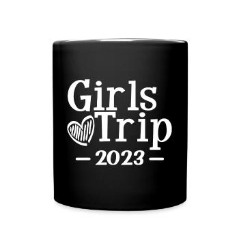 Voyage des filles 2023 Mignonnes Filles Voyage Week-end Vacances - Mug uni - noir - Devant
