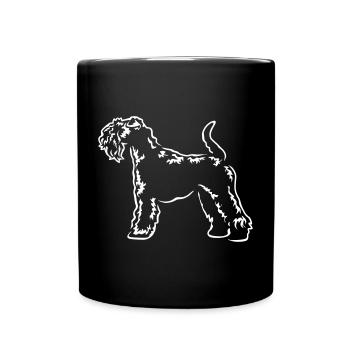 Kerry Blue Terrier « Édition Noire » - Mug uni - noir - Devant