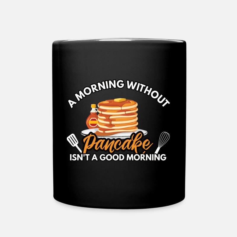 Pancake Lovers - Une matinée sans crêpes - Mug uni - noir