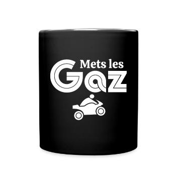 moto, fan de moto, motard - Mug uni - noir - Devant