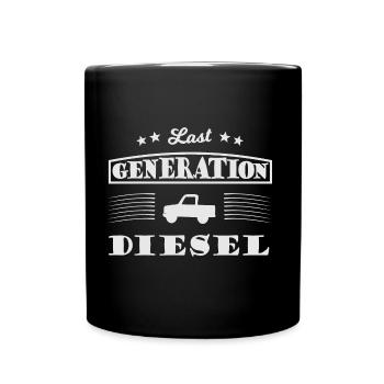 Les tout derniers pilotes diesel - Mug uni - noir - Devant