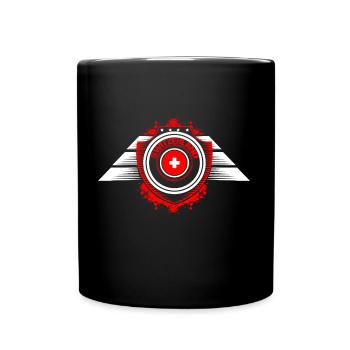 Suisse Swiss Stolz Idée cadeau - Mug uni - noir - Devant
