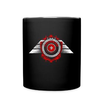 Idée cadeau Suisse Matterhorn Origin - Mug uni - noir - Devant