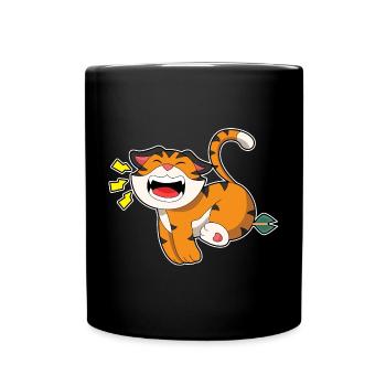 Flèche du Tigre - Mug uni - noir - Devant