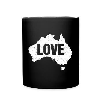 LOVE AUSTRALIA - Tasse einfarbig - Schwarz - Vorne