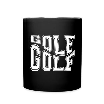 golf, fan golf, golf sport - Mug uni - noir - Devant
