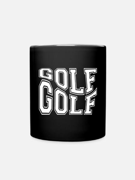 golf, fan golf, golf sport - Mug uni - noir