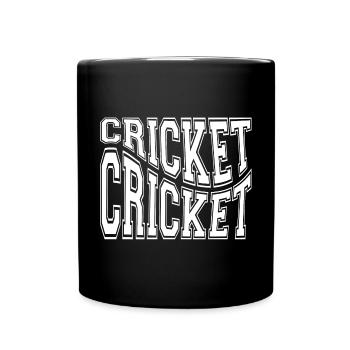 cricket, fan de cricket, cricket sport - Mug uni - noir - Devant