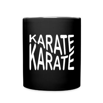 karaté, karaté sport, fan de karaté - Mug uni - noir - Devant