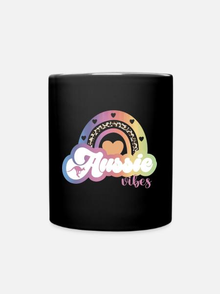Aussie vibes - Tasse einfarbig - Schwarz