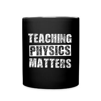 Die Physiker - Tasse einfarbig - Schwarz - Vorne