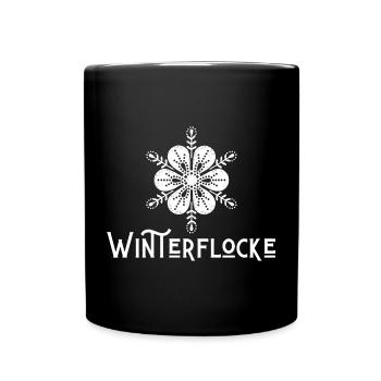 Winter Flake - Vocabulaire - Mots oubliés - Mug uni - noir - Devant