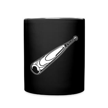 Baseball bat - Full Colour Mug - black - Front