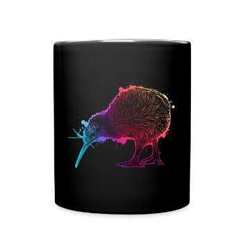 Kiwi Oiseau Nouvelle-Zélande - Mug uni - noir - Devant
