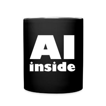Clever - Tasse einfarbig - Schwarz - Vorne