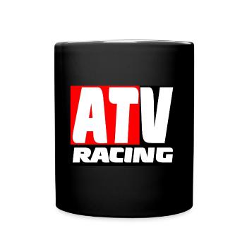 Quad Racing - ATV Racer - Full Colour Mug - black - Front