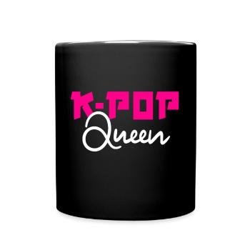 K-Pop Queen Korean Pop Music - Full Colour Mug - black - Front