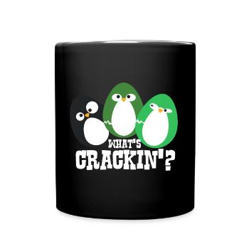 Penguin eggs! - Full Colour Mug - black - Front