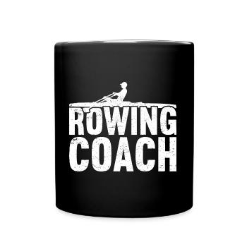 Aviron Bateau à rames Rameur - Mug uni - noir - Devant
