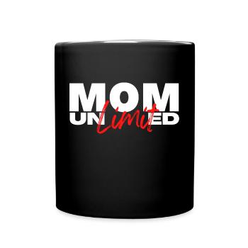 MOM unlimited - Full Colour Mug - black - Front