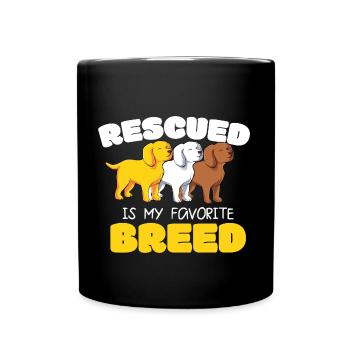 Tierrechte Tierschutz Vegan Vegetarier Tierfreund - Tasse einfarbig - Schwarz - Vorne