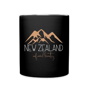 NEW ZEALAND unfamed beauty - Full Colour Mug - black - Front