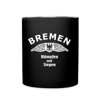Die Bremer Fans - Tasse einfarbig - Schwarz - Vorne