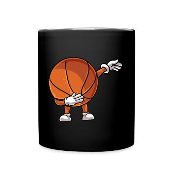 Basketball Player Basket Team Athlete Coach - Tasse einfarbig - Schwarz - Vorne