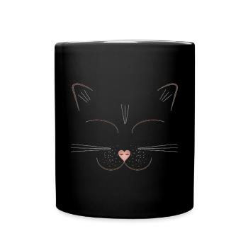 Croquis de chat pour tous les amoureux des chats pour la Journée des chats - Mug uni - noir - Devant