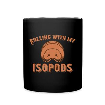 Isopod Breeding Hobby Enthusiast - Full Colour Mug - black - Front
