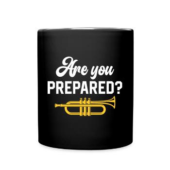 Section Leader, Are You Prepared? Music Lover - Tasse einfarbig - Schwarz - Vorne