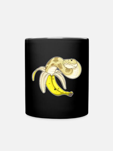 Snake Banane - Mug uni - noir