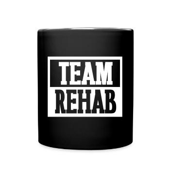 Physiotherapy Physical Therapist PT Massage Rehab - Full Colour Mug - black - Front
