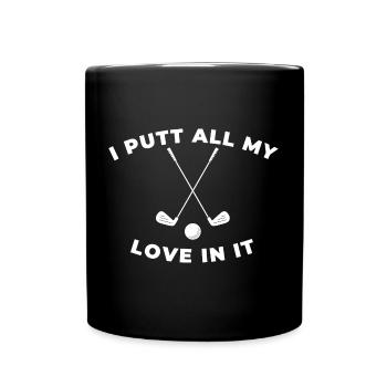 Golf Feeling Bogey Golf Lover Funny Golfing - Full Colour Mug - black - Front