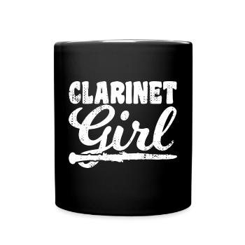 Clarinetist - Full Colour Mug - black - Front