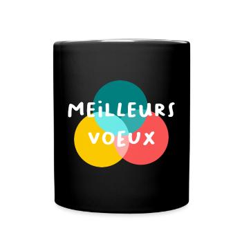 BONNE ANNEE. SAINT SYLVESTRE. NOUVELLE ANNÉE - Mug uni - noir - Devant