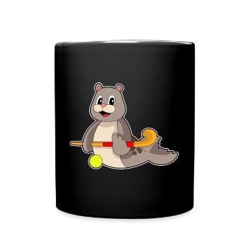 Seal Field Hockey Field Hockey Stick - Mug uni - noir - Devant