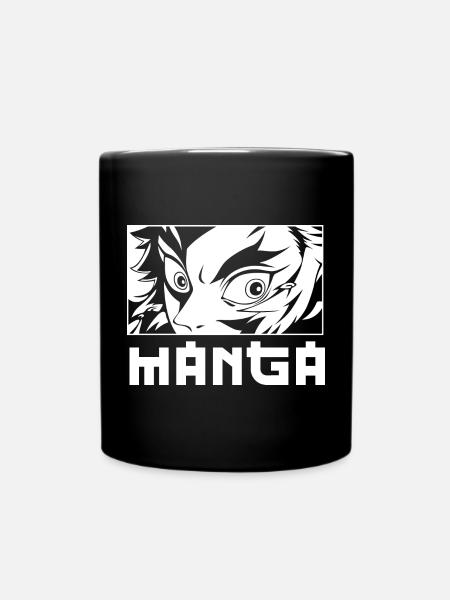 Manga noir et blanc - Mug uni - noir