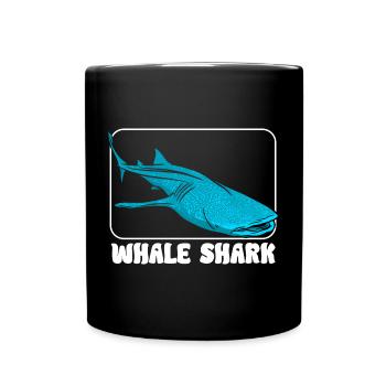Walhai - Tasse einfarbig - Schwarz - Vorne