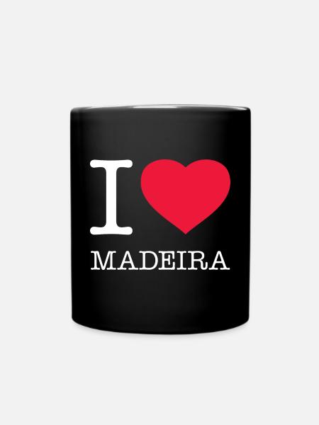 I LOVE MADEIRA - Full Colour Mug - black