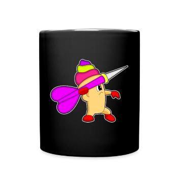 Pince à cupcakes Dartpfeil - Mug uni - noir - Devant
