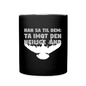 Receive Comforter - Norwegisch - Tasse einfarbig - Schwarz - Vorne