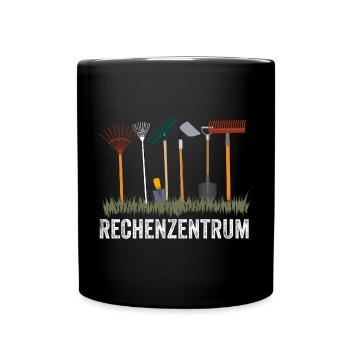 Gartenwerkzeug-Design für Hobbygärtner - Tasse einfarbig - Schwarz - Vorne