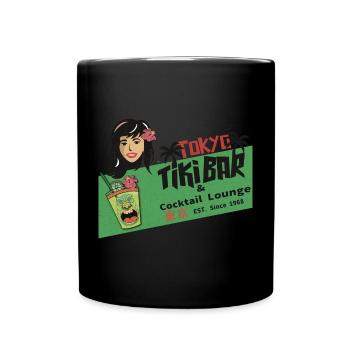 Tokyo Tiki Bar and Cocktail Lounge - Tasse einfarbig - Schwarz - Vorne