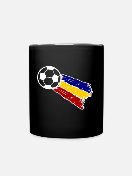 Das Team Rumänien - Tasse einfarbig - Schwarz