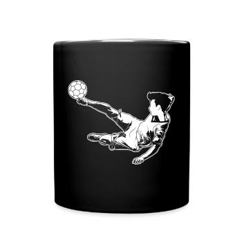 Footballer Boy - Full Colour Mug - black - Front