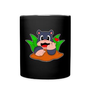 Funny Mole - Full Colour Mug - black - Front