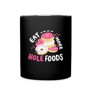 Donut Donut-Liebhaber - Tasse einfarbig - Schwarz - Vorne