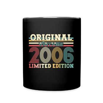 18ème Anniversaire Original 2006 Millésime 2006 - Mug uni - noir - Devant